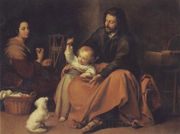 Bartolome Esteban Murillo The Holy Family with a Little bird